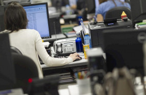 ep trabajadora en una oficina
