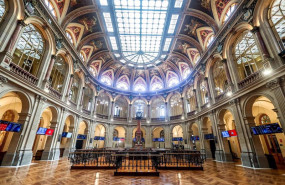 ep vista general del palacio de la bolsa de madrid en madrid espana
