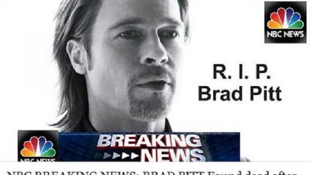 Brad Pitt muerte Brad Pitt muerte