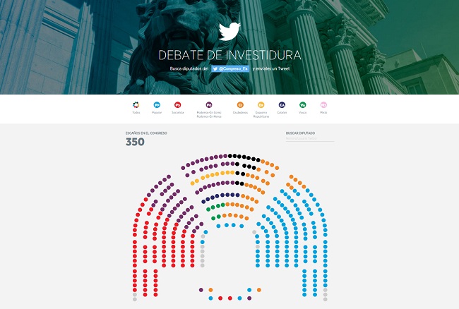 twitter debate investidura