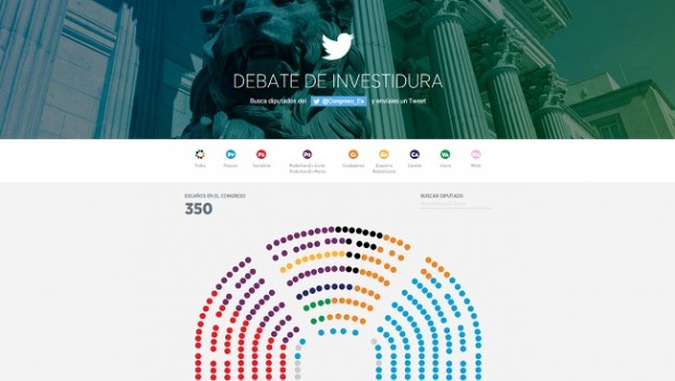 twitter debate investidura