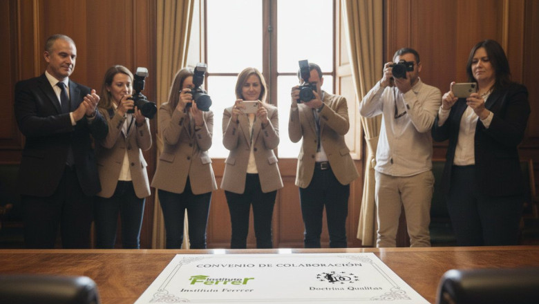 doctrina qualitas e instituto ferrer firman un convenio de colaboracion