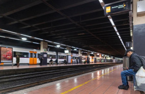 ep anden en la estacion de fabra i puig a 26 de enero de 2026 en barcelona catalunya espana renfe