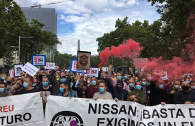 ep archivo   concentracion de trabajadores de nissan
