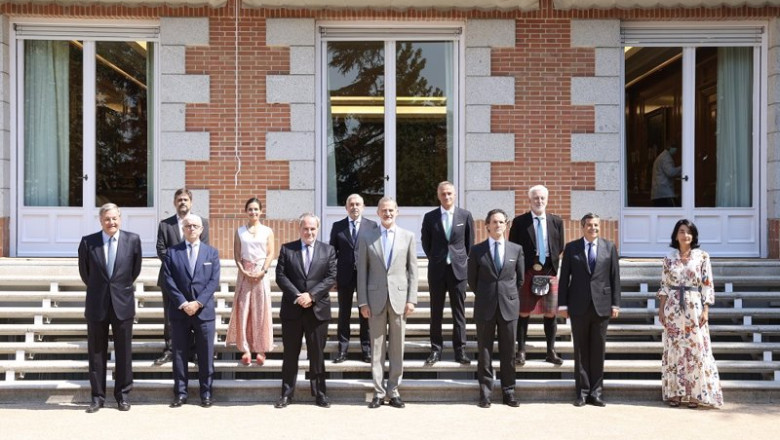 Archivo - Felipe VI recibe a Cerveceros de España con motivo de su centenario | JOSE JIMENEZ - Archivo ep archivo felipe vi recibe a cerveceros de espana con motivo de su centenario