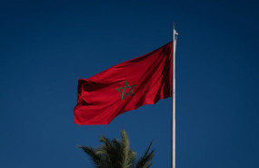 ep archivo   vista de una bandera de marruecos