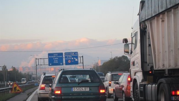 ep autopista a66 y trafico retenciones carreteras