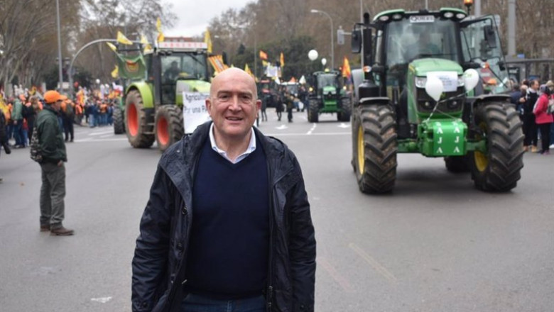 ep carnero durante su participacion en la concentracion de madrid