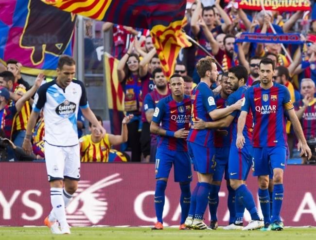 Deportivo Barcelona Fernando Navarro Busquets Neymar Rakitic | LALIGA ep deportivo barcelona fernando navarro busquets neymar rakitic