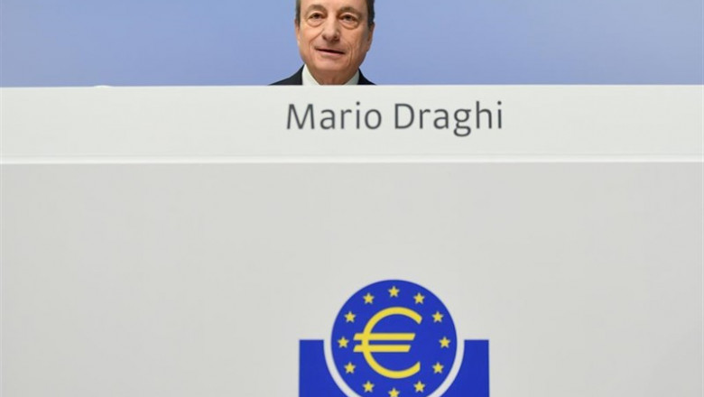 El presidente del BCE, Mario Draghi. | Arne Dedert/dpa - Archivo ep economia- bce aplazasubidatiposprimer semestre2020pone preciolas subastasliquidez
