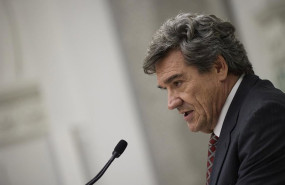ep el gobernador del banco de espana jose luis escriva durante la presentacion del programa de
