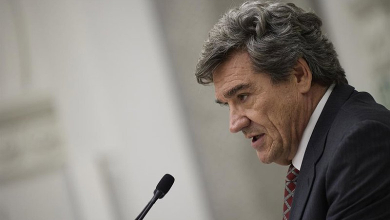 ep el gobernador del banco de espana jose luis escriva durante la presentacion del programa de