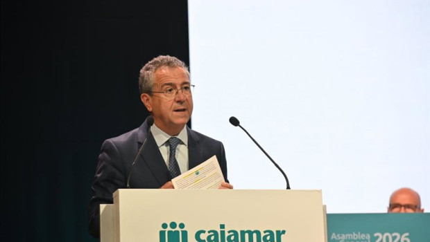 ep el presidente de cajamar eduardo baamonde durante la asamblea general de delgados de la entidad a