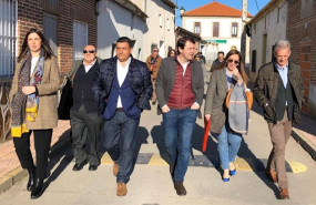 ep el presidente de la junta de castilla y leon alfonso fernandez manueco durante un paseo por la