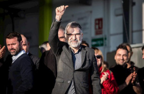 ep el presidente de mnium cultural jordi cuixart al ir a trabajar a su empresa el jueves