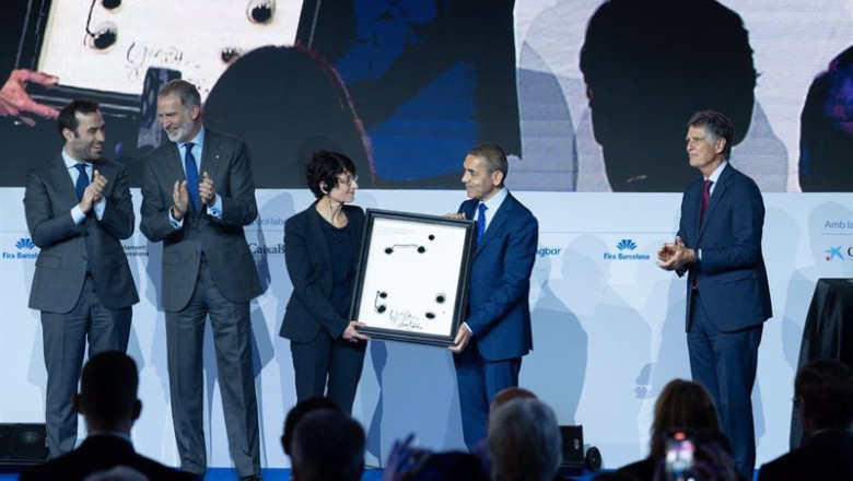 ep el rey asiste a la entrega del premio cercle deconomia a los cofundadores de biontech que ep el rey asiste a la entrega del premio cercle deconomia a los cofundadores de biontech que