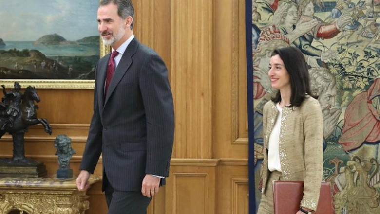 ep el rey felipe vi recibe en audiencia a la nueva presidenta del senado pilar llop un dia despues