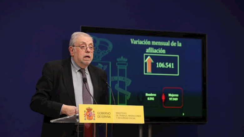 ep el secretario de estado de la seguridad social octavio granado durante la presentacion de los
