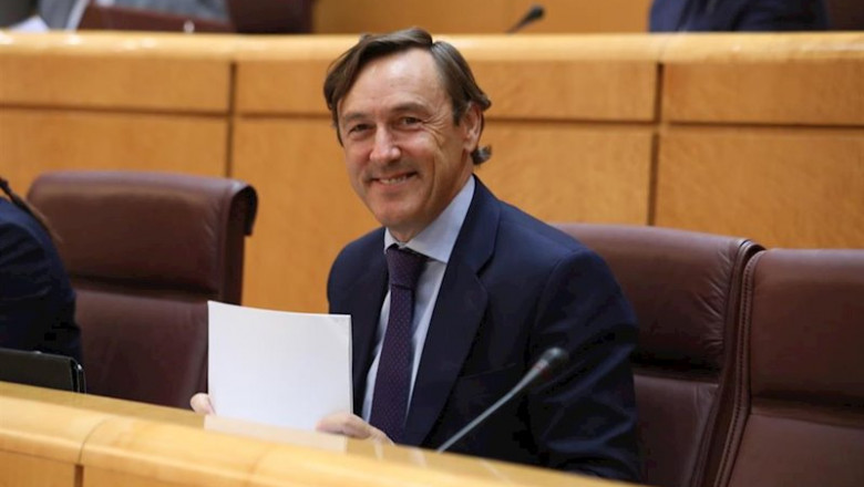 El senador del PP Rafael Hernando, durante la segunda sesión del primer pleno de la XIII legislatura, en Madrid (España) a 11 de septiembre de 2019. | Marta Fernández - Europa Press - Archivo ep el senador del pp rafael hernando durante la segunda sesion del primer pleno de la xiii