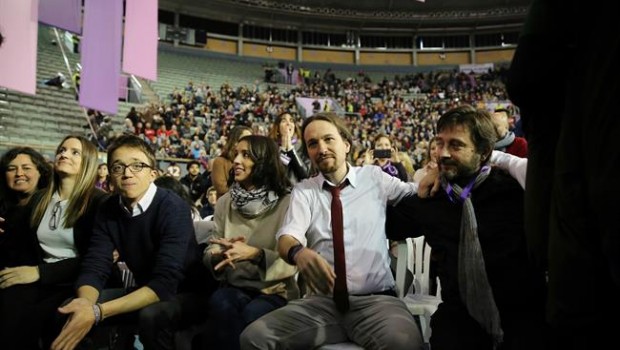 ep errejon iglesiasmayoral durantecongresopodemos vistalegre