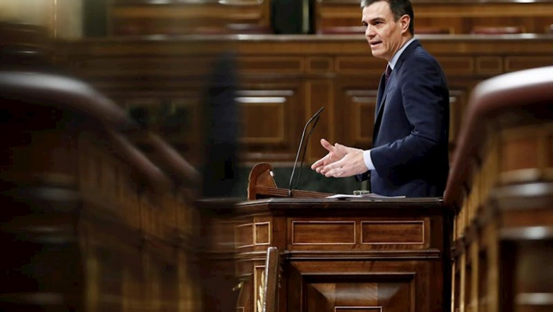 España.- Sánchez da por perdidos hasta tres meses de PIB y dice que la recesión puede ser "profunda" | Pool ep espana- sanchez da por perdidos hasta tres meses de pib y dice que la recesion puede ser profunda