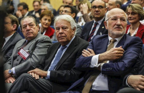 ep i-d el presidente de ave vicente boluda el exvicepresidente del gobierno felipe gonzalez y el