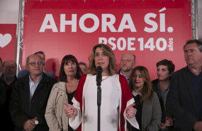 ep la secretaria general del psoe-a susana diaz atiende a los medios de comunicacion tras los