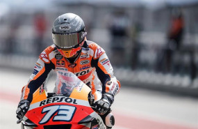 ep lex marquez en el test de pretemporada de motogp en sepang