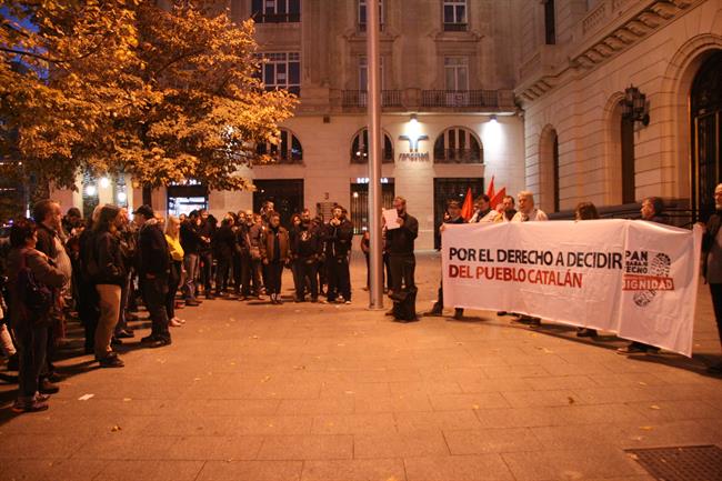 Marchas de la dignidad se concentran por el derecho a decidir. | EUROPA PRESS ep marchasla dignidadconcentranderechodecidir