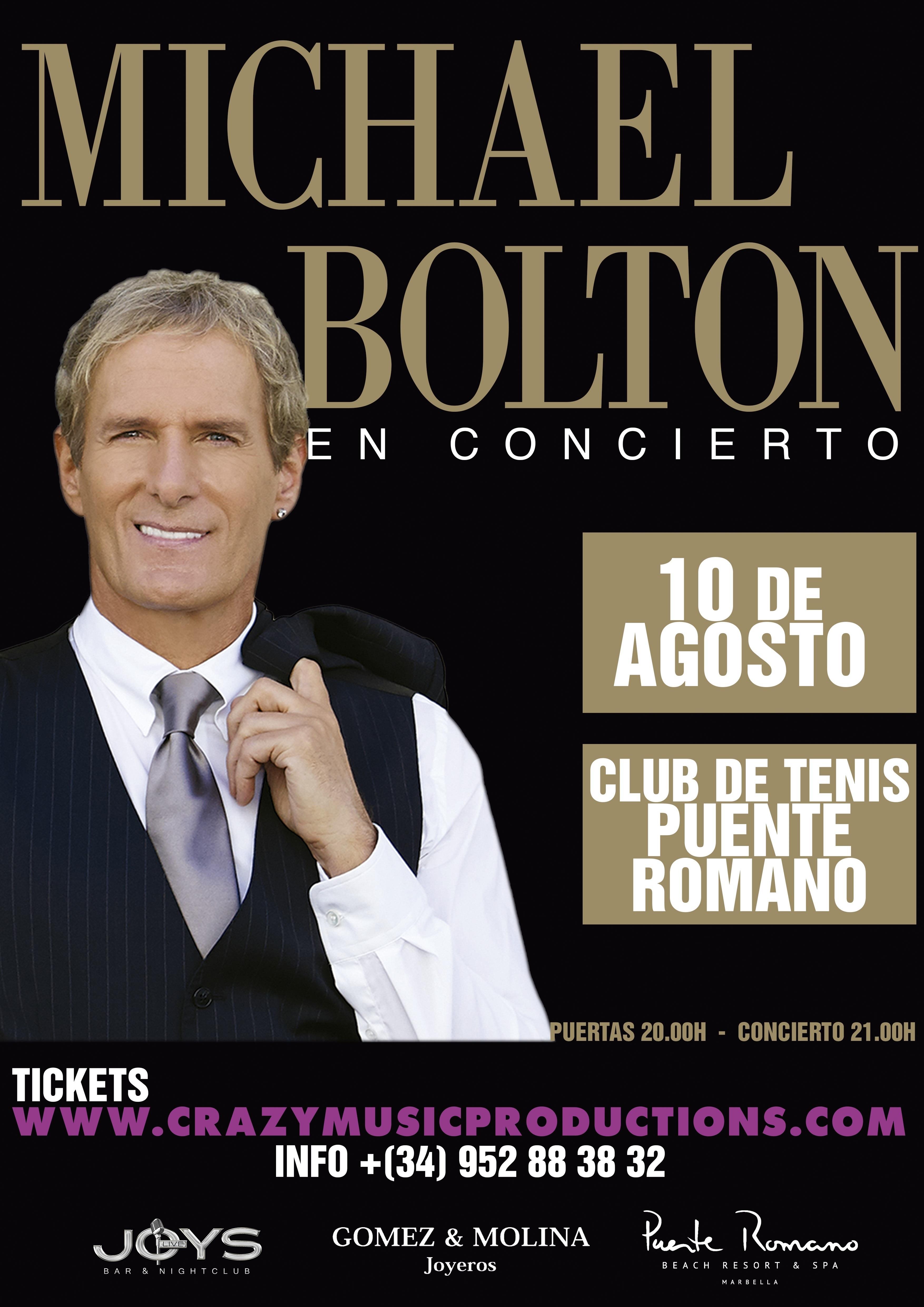 Michael bolton eeuu cantante artista agosto marbella puente romano | EUROPA PRESS ep michael bolton eeuu cantante artista agosto marbella puente romano