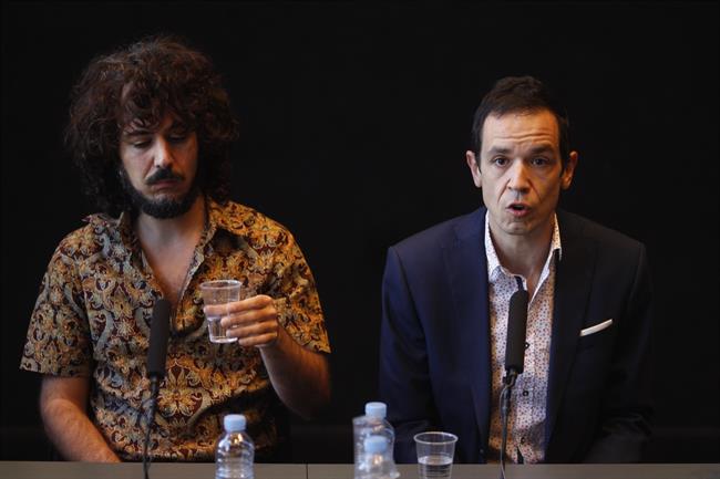 Presentación de la obra Dentro de la tierra con Paco Bezerra y Luis Luque | EUROPA PRESS ep presentacionla obradetierrapaco bezerraluis luque