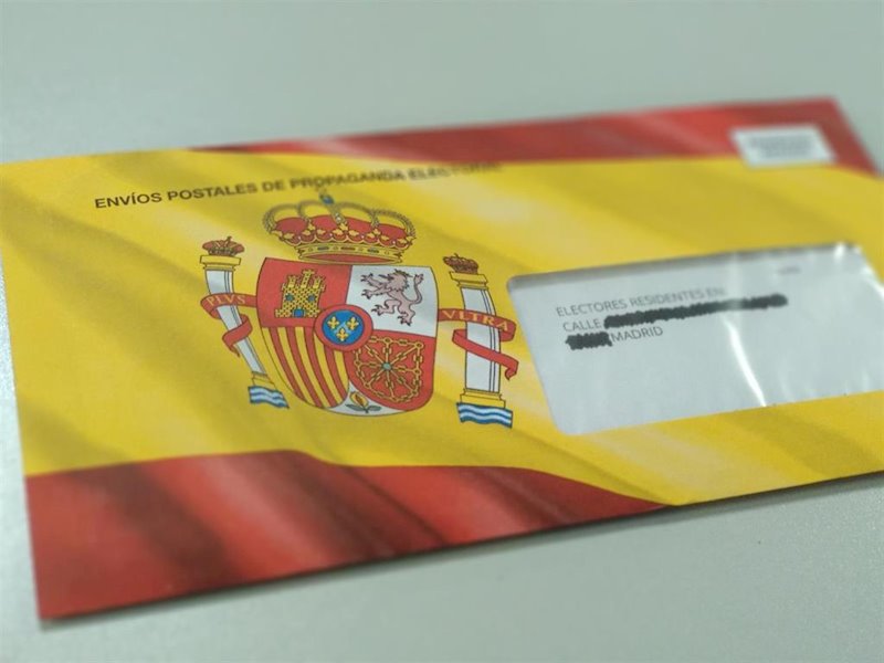ep propaganda electoral remitida por vox para las elecciones generales del 10 de noviembre