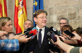 ep puig atiende a los periodistas en el palau de la generalitat