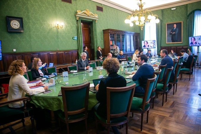 Reunión de la Junta de Portavoces del Congreso con intervenciones telemáticas y bajo la presidencia de Meritxell Batet | Congreso ep reunion de la junta de portavoces del congreso con intervenciones telematicas y bajo la