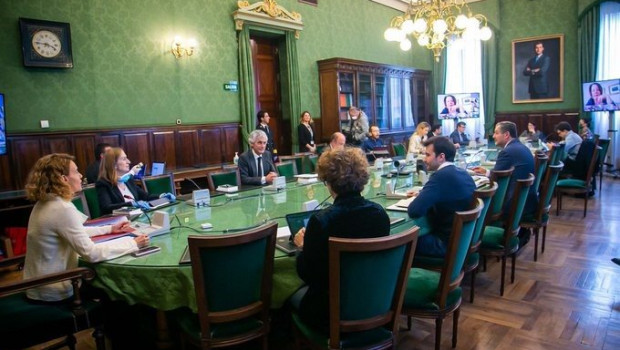 ep reunion de la junta de portavoces del congreso con intervenciones telematicas y bajo la
