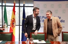 ep sanz con fernandez pacheco en cadiz en la autoridad portuaria