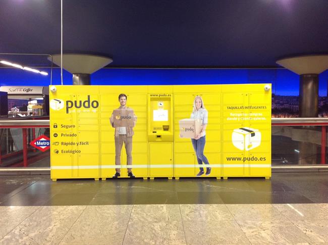 Taquillas Pudo-Decathlon en el metro de Nuevos Ministerios | PUDO ep taquillas pudo-decathlonmetronuevos ministerios