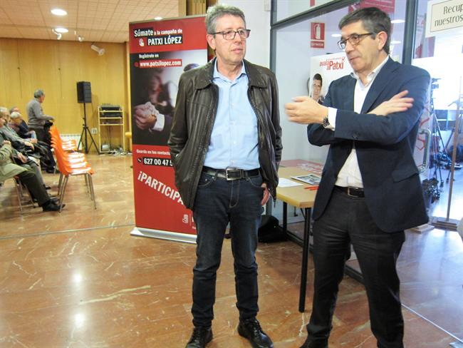 Valladolid.- Jorge Félix Alonso y Patxi López | EUROPA PRESS ep valladolid- jorge felix alonsopatxi lopez