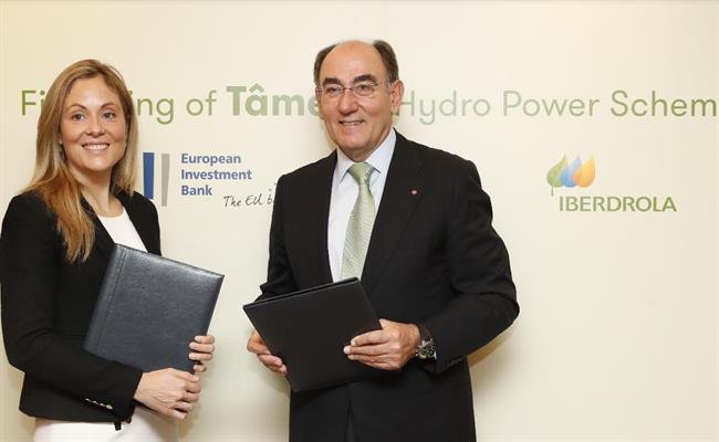 Vicepresidenta del BEI, Enma Navarro, y presidente de Iberdrola, Ignacio Galán | BEI ep vicepresidentabei enma navarro y presidenteiberdrola ignacio galan