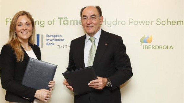 ep vicepresidentabei enma navarro y presidenteiberdrola ignacio galan