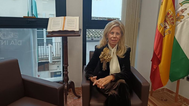 ep archivo la subdelegada del gobierno en huelva maria jose rico durante un momento de la ep archivo la subdelegada del gobierno en huelva maria jose rico durante un momento de la