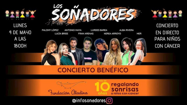 ep cartel del concierto benefico para fundacion aladina