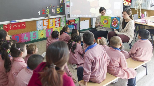 Colegio, aula, primaria, infantil, clase, niño, niña, niños, jugando, jugar | EUROPA PRESS - Archivo ep colegio aula primaria infantil clase nino nina ninos jugando jugar 20190411144107