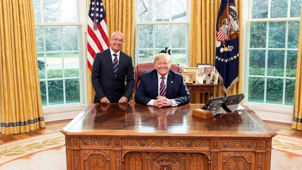 ep el ex comisario venezolano ivan simonovis y el presidente estadounidense donald trump
