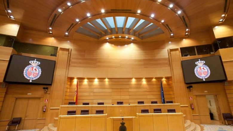 El hemiciclo del Senado. | SENADO - Archivo ep el hemiciclo del senado
