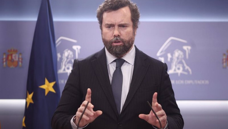 ep el portavoz parlamentario de vox ivan espinosa de los monteros en rueda de prensa en el congreso ep el portavoz parlamentario de vox ivan espinosa de los monteros en rueda de prensa en el congreso