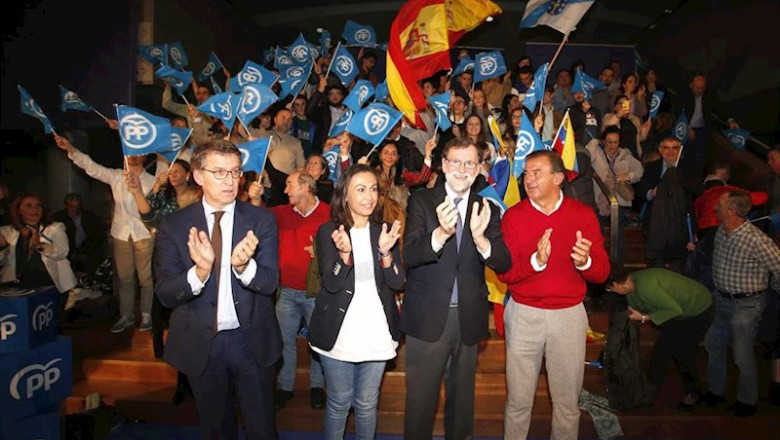 El presidente de la Xunta de Galicia, Alberto Núñez Feijóo, y el expresidente del Gobierno Mariano Rajoy en la presentación del libro 'Una España mejor' de Rajoy a 9 de diciembre de 2019 | Marta Vázquez Rodríguez - Europa Press ep el presidente de la xunta de galicia alberto nunez feijoo y el expresidente del gobierno mariano
