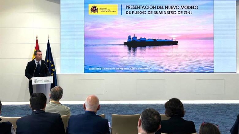 ep el presidente de puertos del estado gustavo santana en la presentacion del modelo unificado de