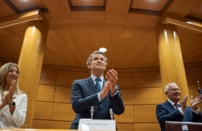ep el presidente del partido popular alberto nunez feijoo clausura unas jornadas del partido popular