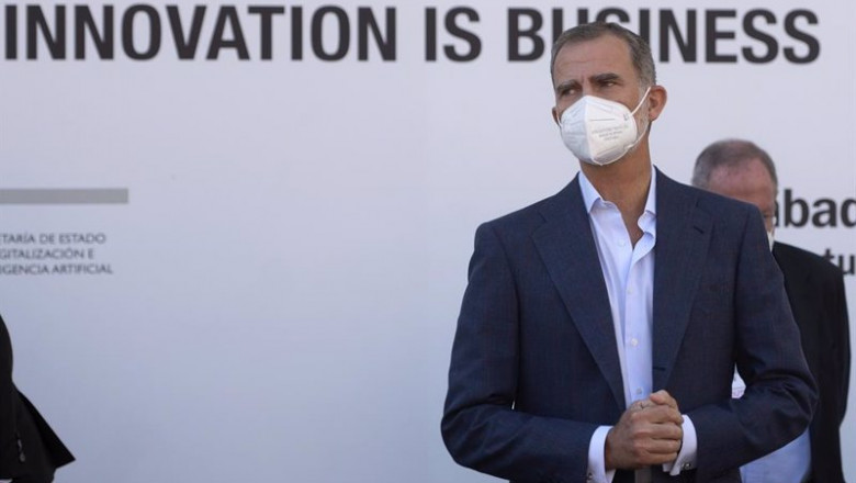 El Rey Felipe VI a su llegada a la inauguración del South Summit 2021, a 5 de octubre de 2021, en Madrid, (España). Bajo el nuevo lema ‘Shape the future’, del 5 al 7 de octubre, Madrid acoge este evento cuyo objetivo es conectar a emprendedores, empresas, | Alberto Ortega - Europa Press ep el rey felipe vi a su llegada a la inauguracion del south summit 2021 a 5 de octubre de 2021 en